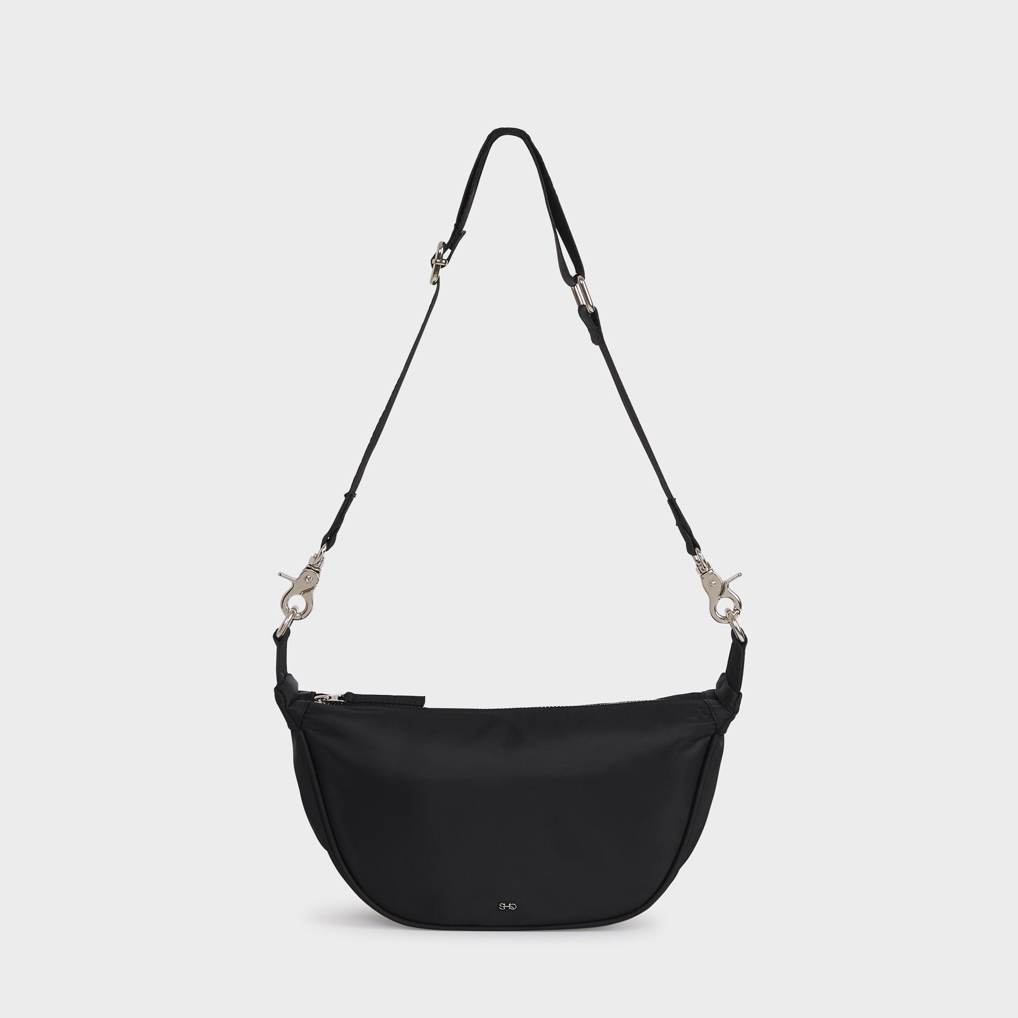 MEXICO NYLON SHOULDER BAG BLACK