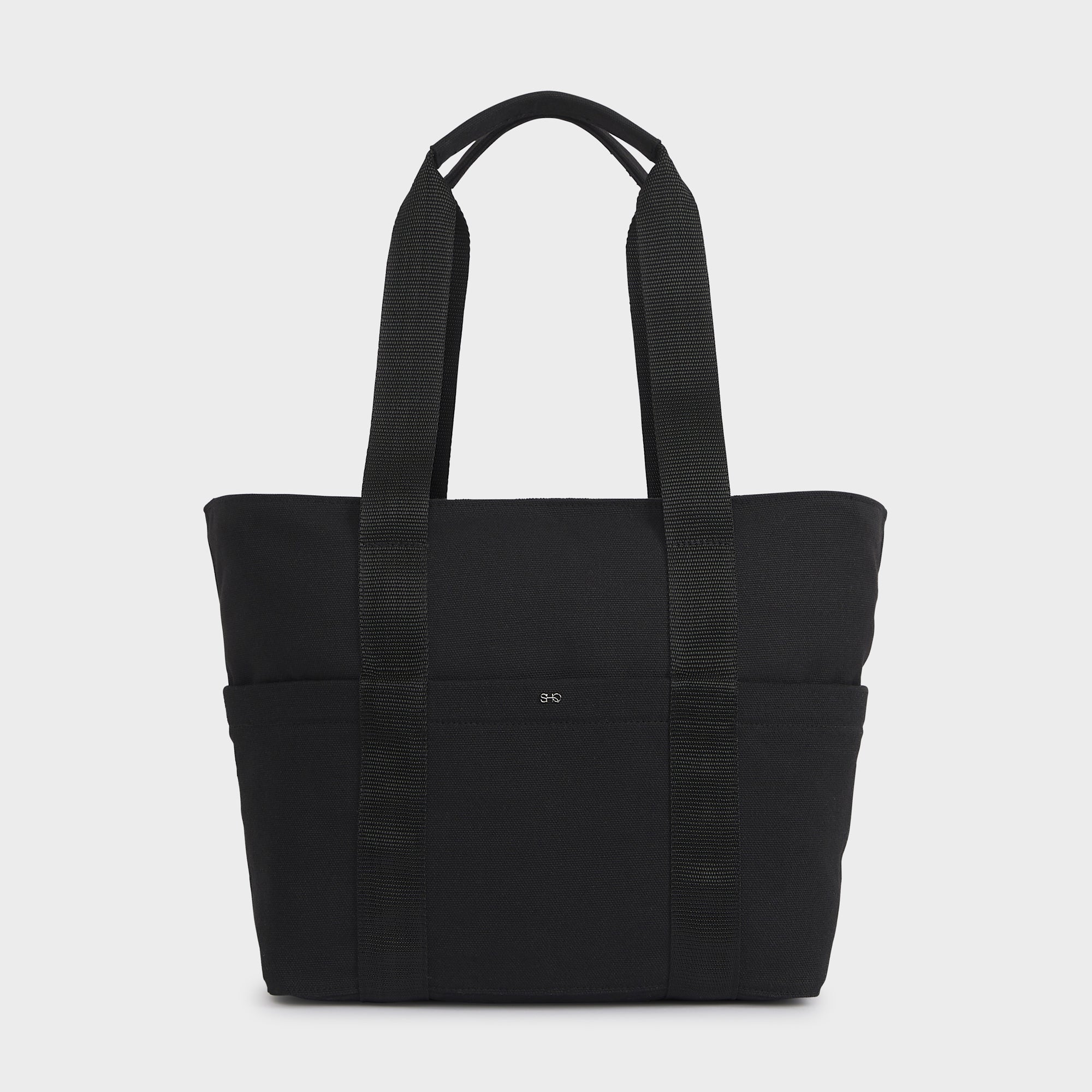 AUSTIN CANVAS SHOULDER BAG BLACK