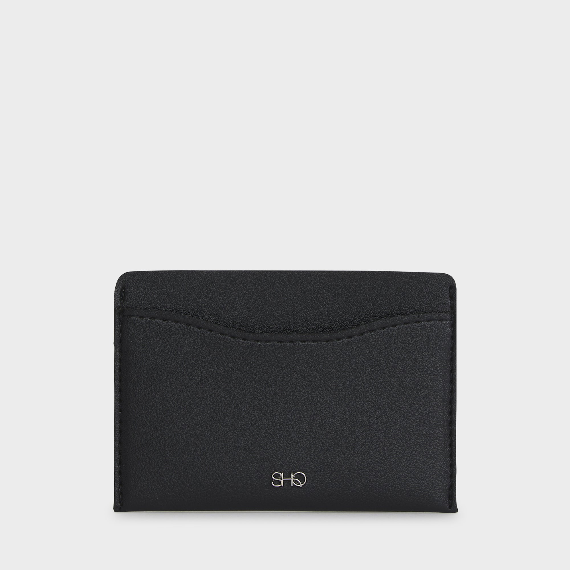VALENCIA CARD HOLDER LAMBSKIN BLACK