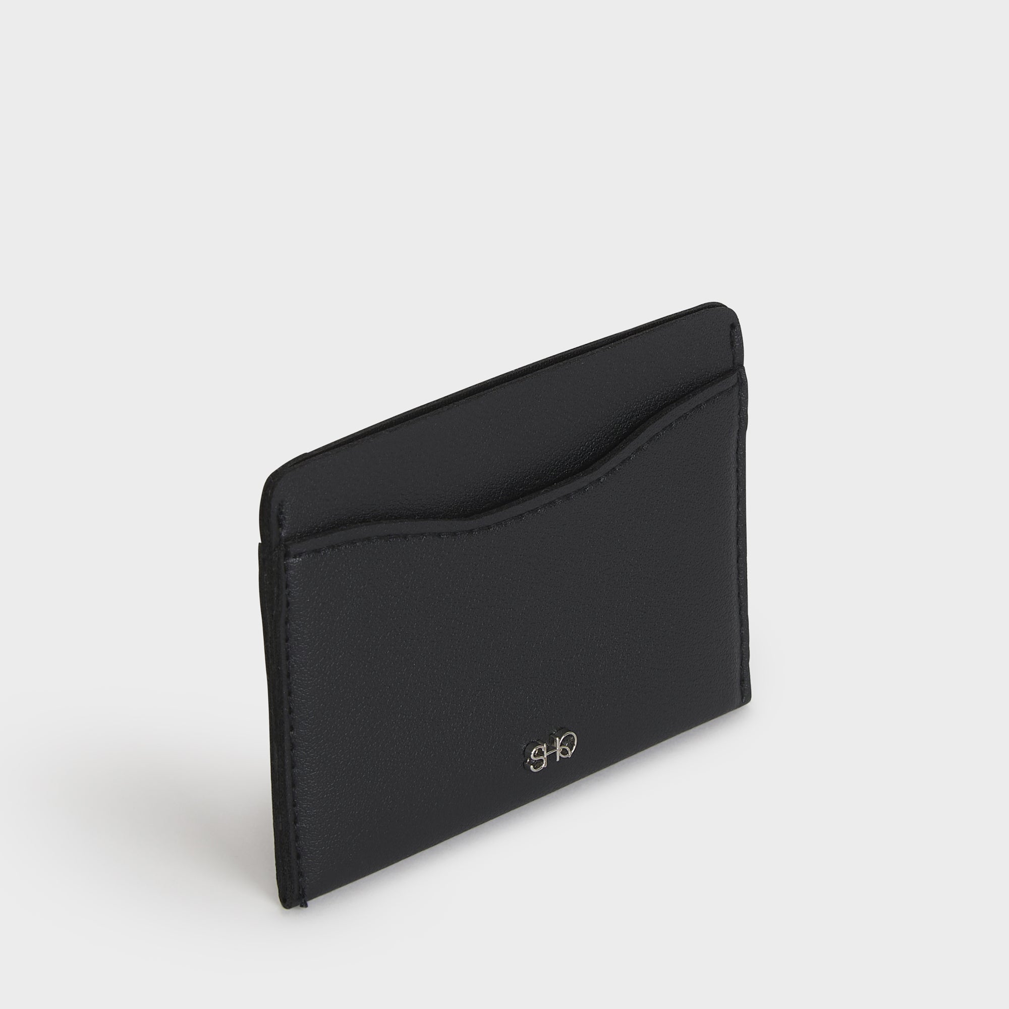 VALENCIA CARD HOLDER LAMBSKIN BLACK