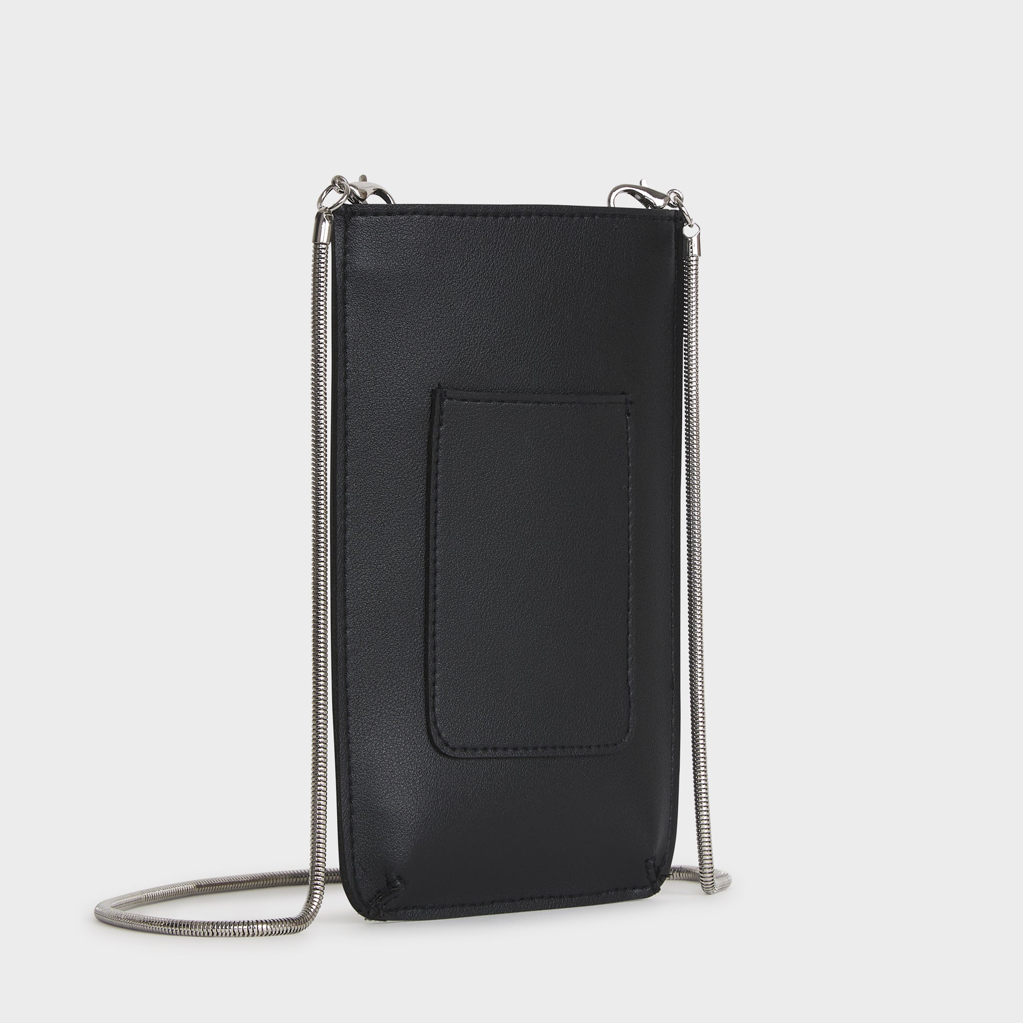 VALENCIA PHONE BAG LAMBSKIN BLACK