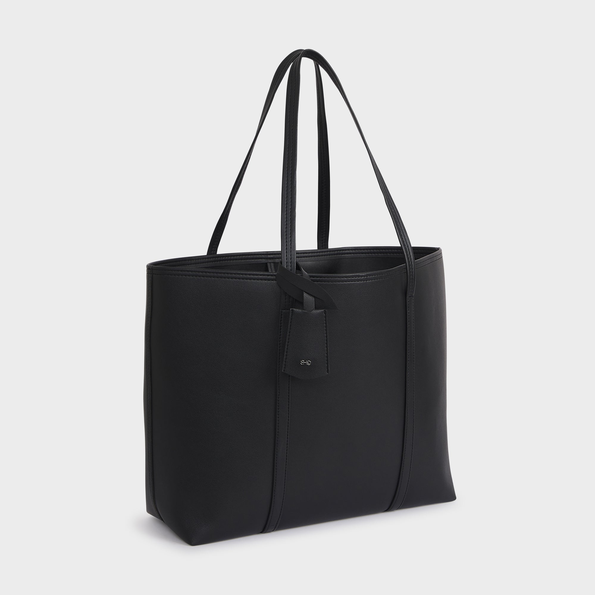 PERTH VEGAN SHOULDER BAG BLACK