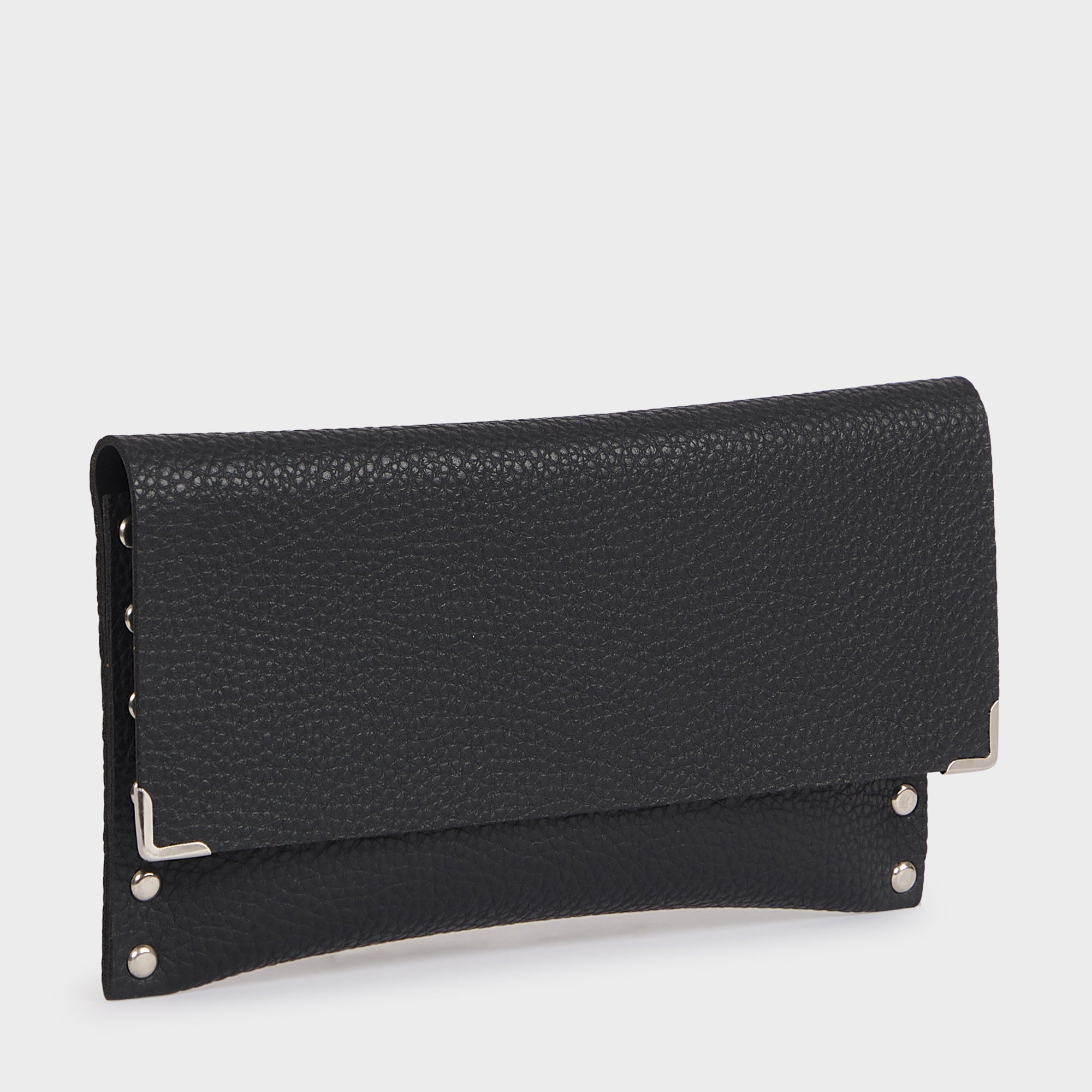 VICTORIA STUDDED WALLET BLACK