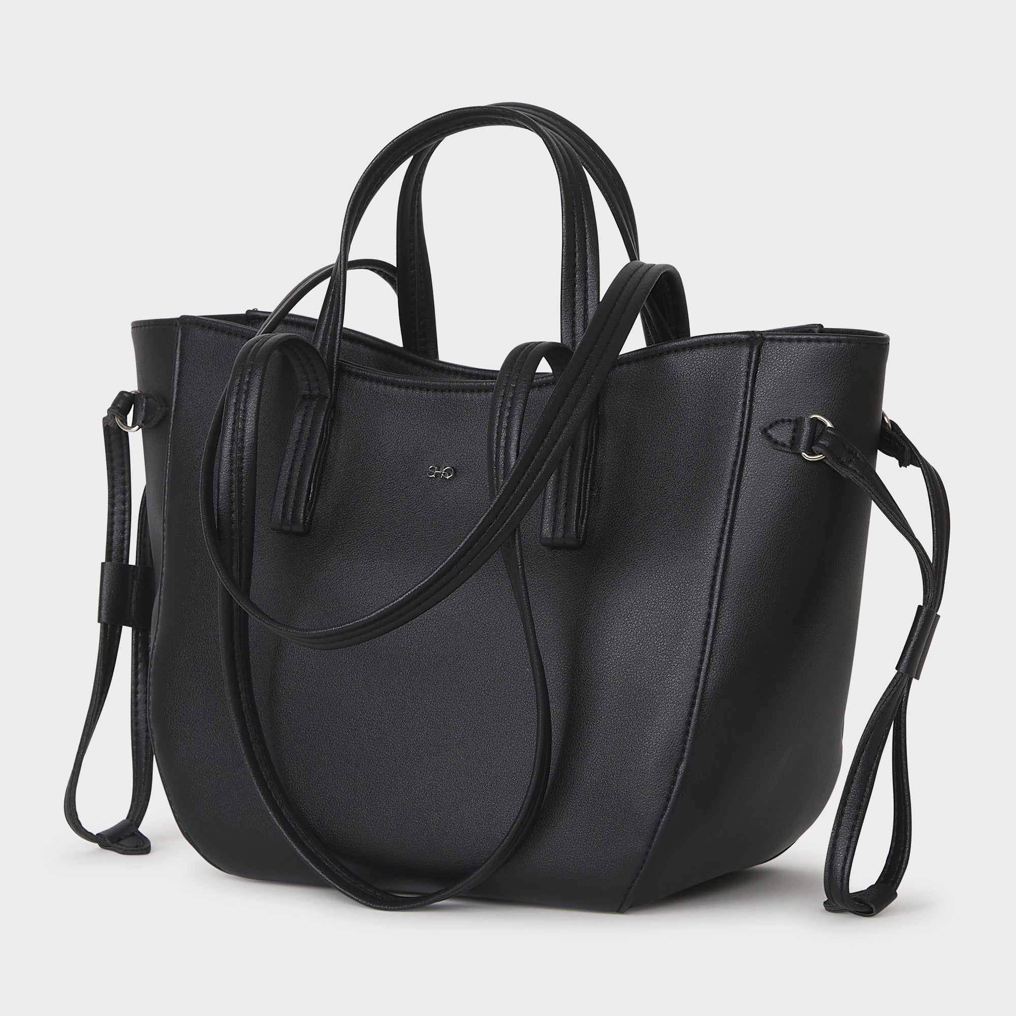 FLORENCE VEGAN SHOULDER BAG BLACK
