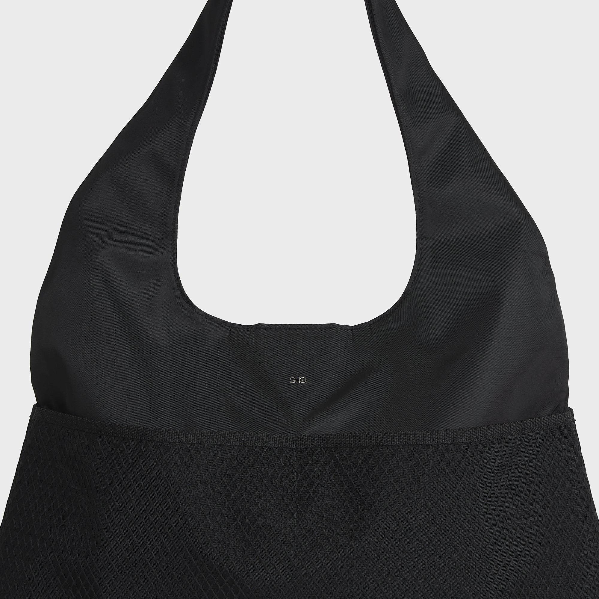 ORLANDO NYLON SHOULDER BAG BLACK