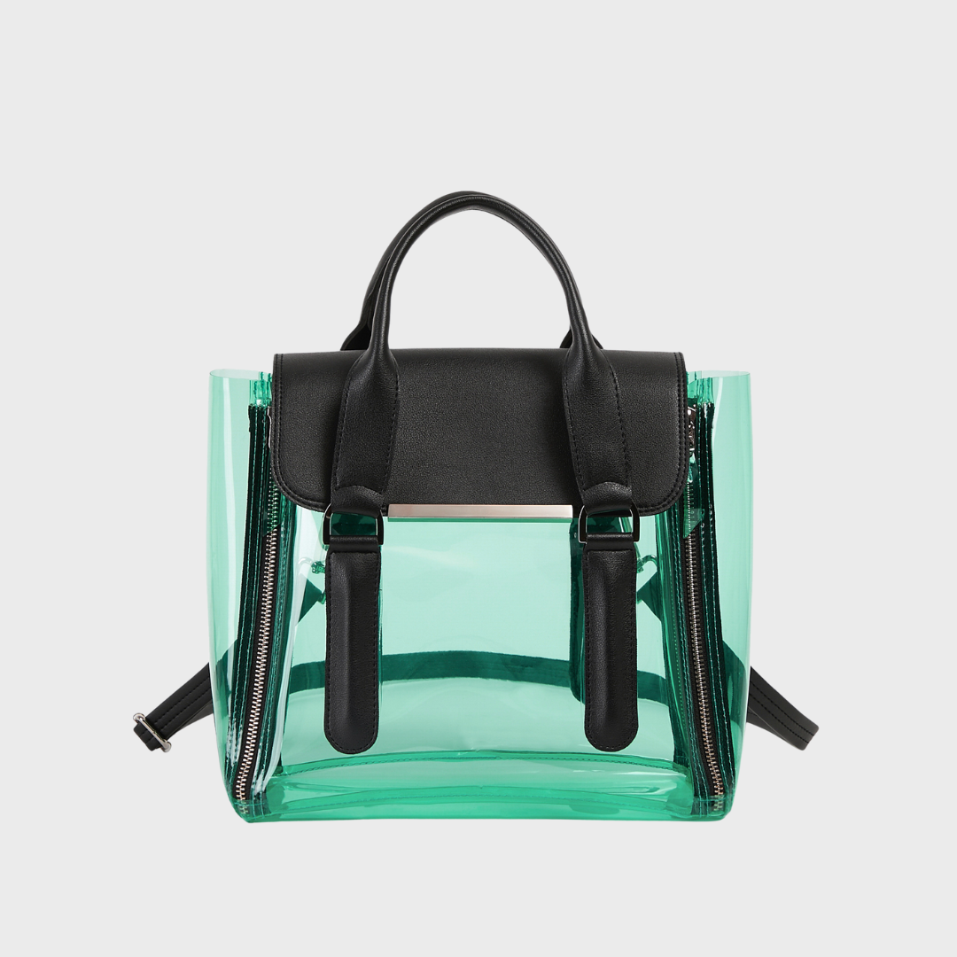 XIA PVC SLING AND HANDBAG SEA GREEN